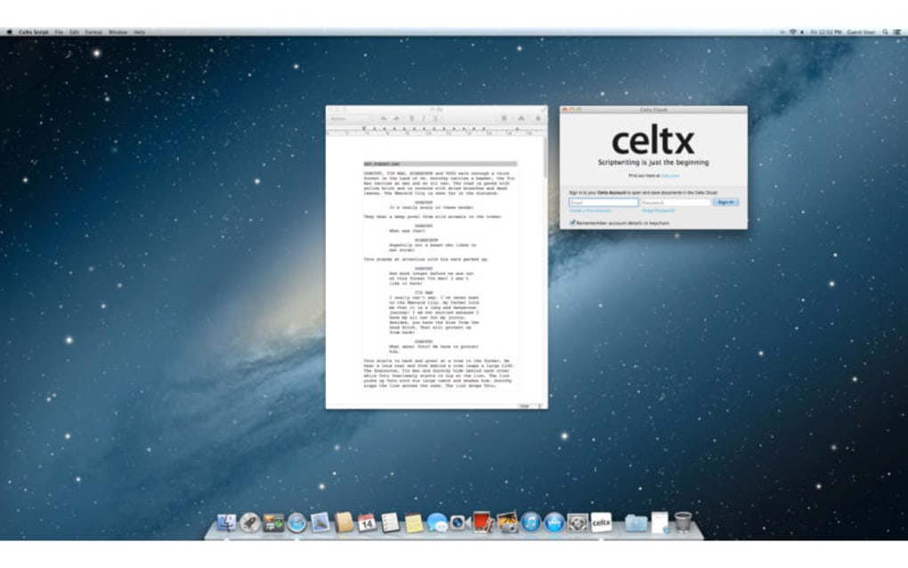 How To Download Celtx For Mac